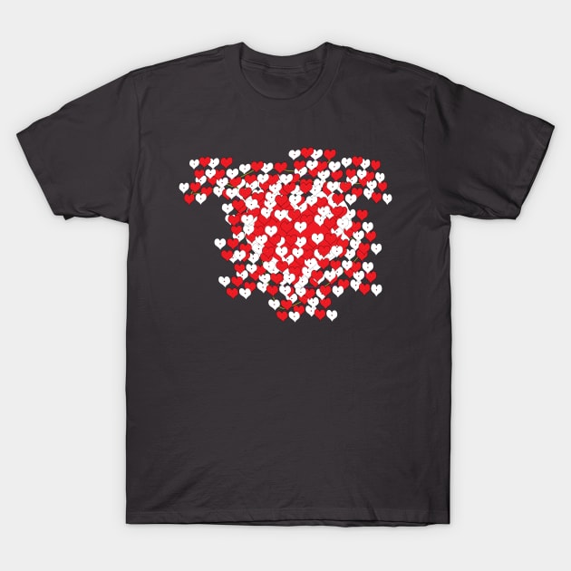 Little Hearts T-Shirt by momomoma